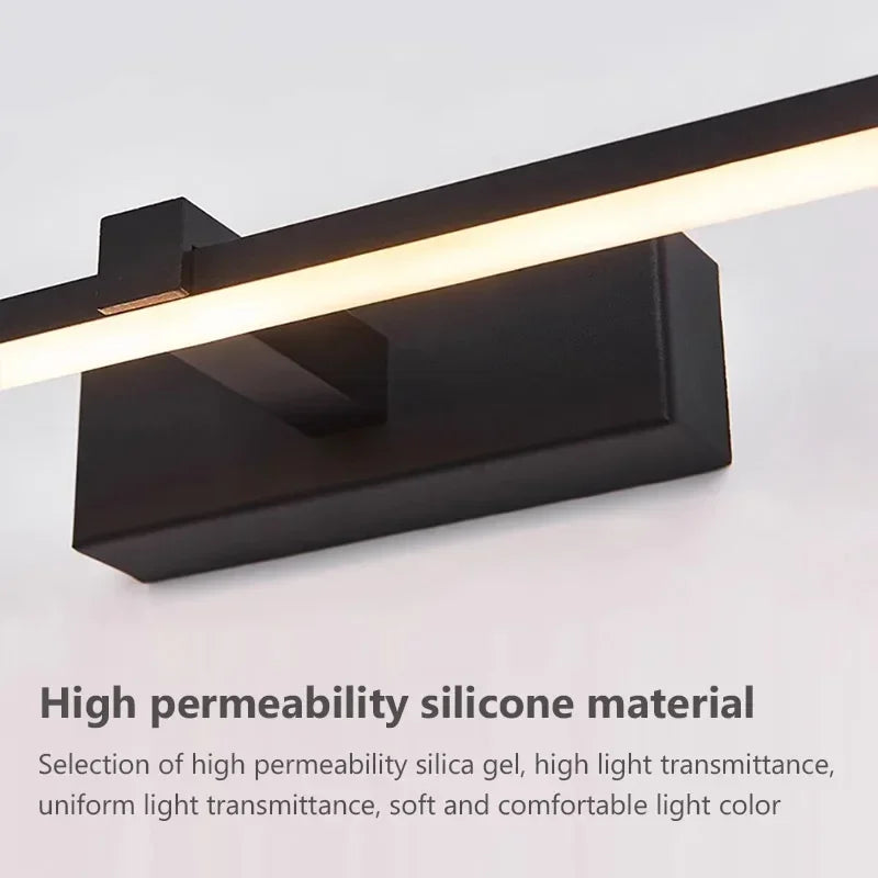 Modern LED Wall Light Strip for Bathroom and Mirror Decor
