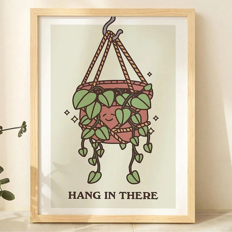 Green Botanical Leaves Canvas – Nature Wall Art Home Decor