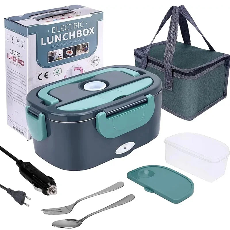 1.5L Electric Lunch Box Food Warmer for Car and Home