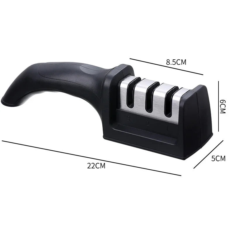 Level 3 Knife Sharpener with Non-Slip Base
