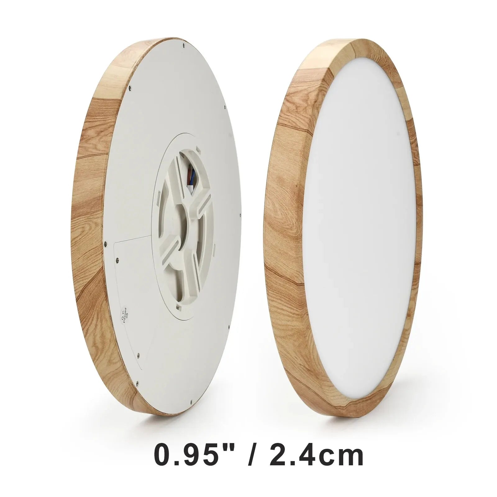 LVL Wood Grain LED Ceiling Light with 3-in-1 Color Modes