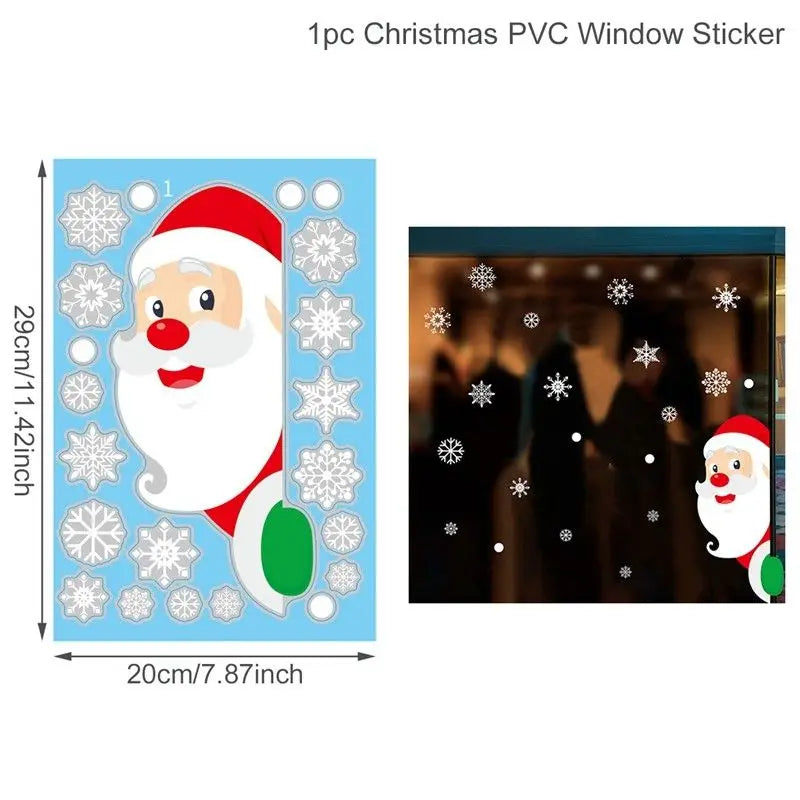 Christmas Window Stickers – Merry Christmas Wall & Home Décor