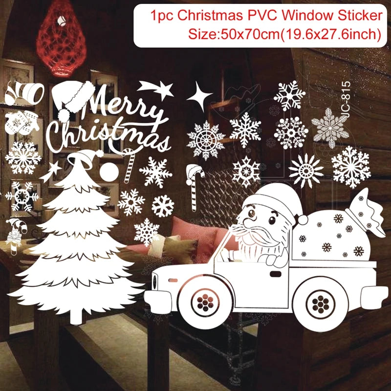 Christmas Window Stickers – Merry Christmas Wall & Home Décor