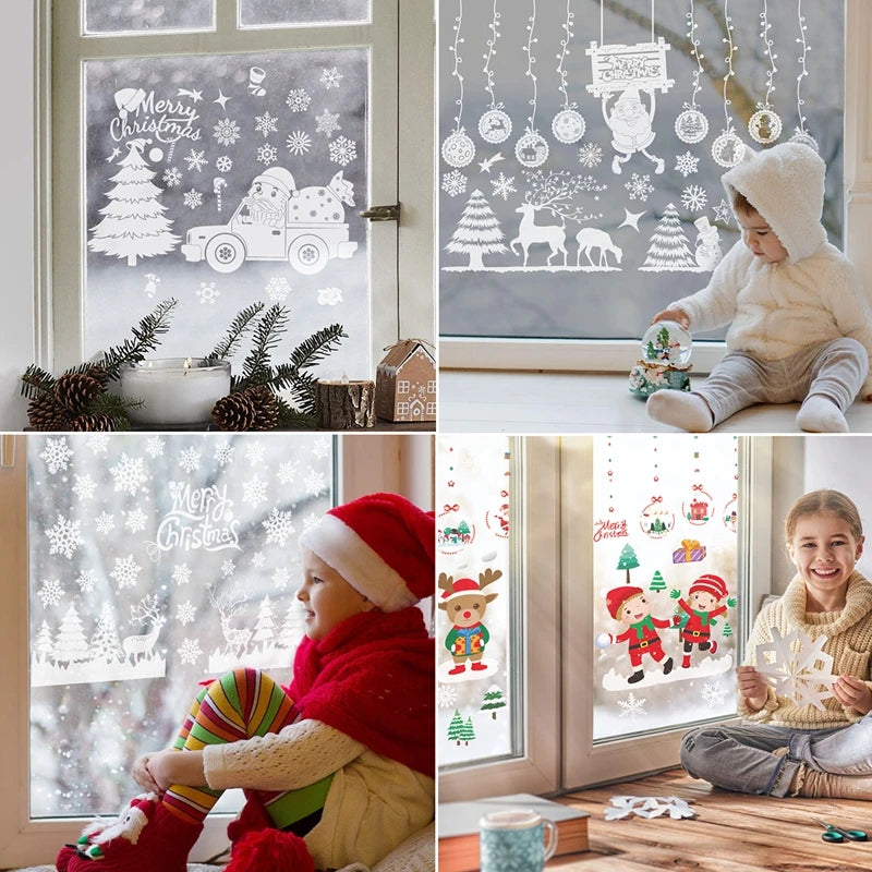 Christmas Window Stickers – Merry Christmas Wall & Home Décor