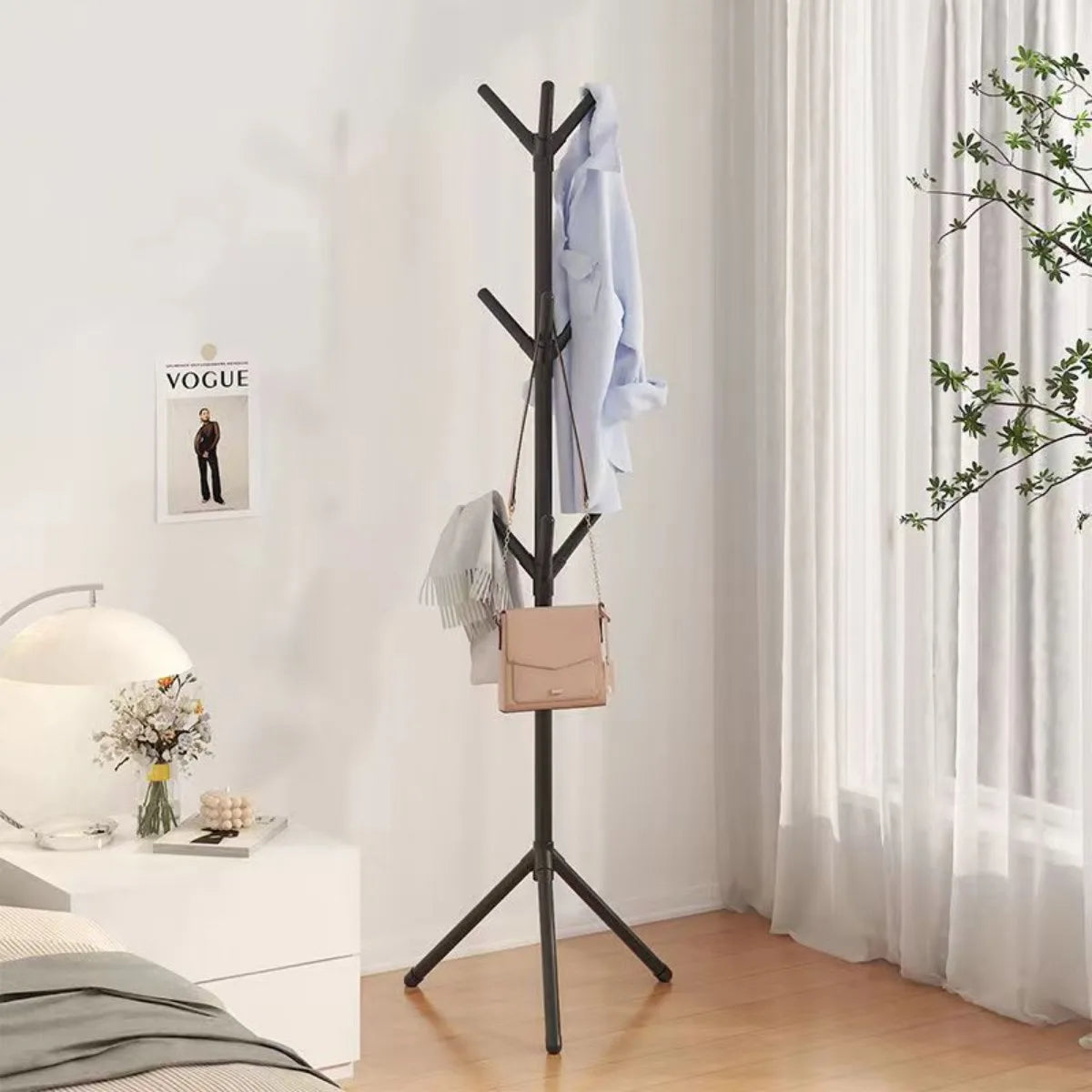Tree Branch Floor Standing Coat and Hat Rack