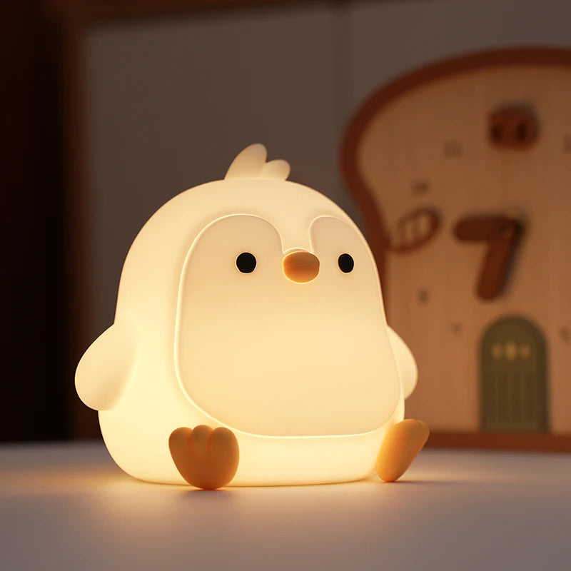 Animal Silicone Night Light with Touch Sensor and Timer