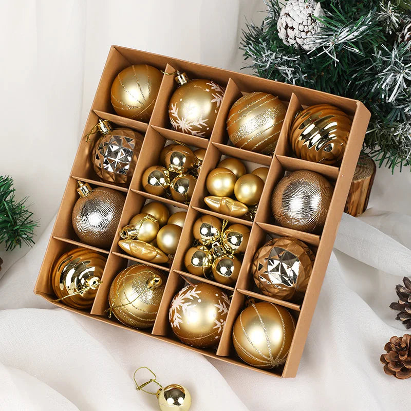36PCS Christmas Ball Ornaments – Holiday Tree & Home Decor