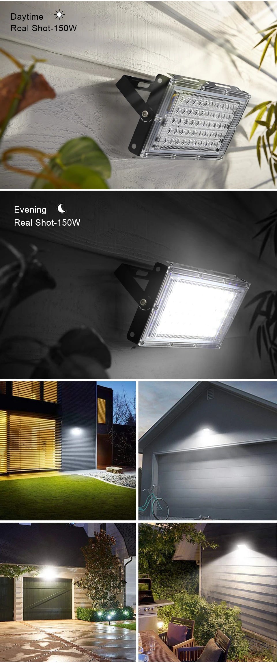IP65 Waterproof LED Flood Light for Outdoor Use