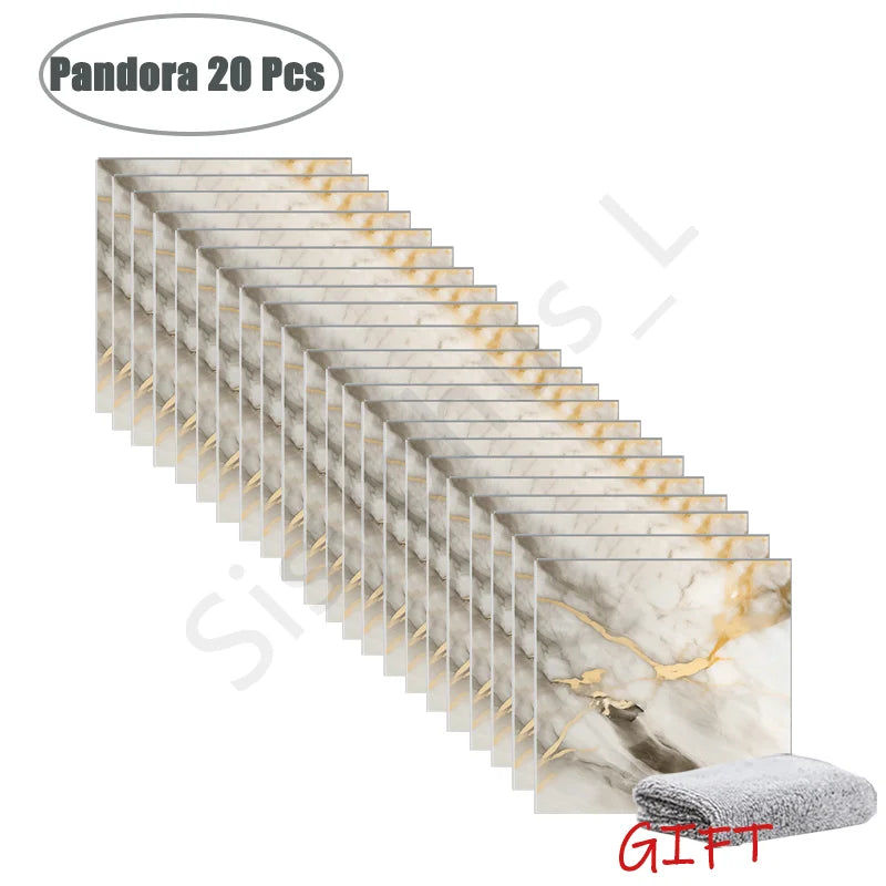 PVC Marble Wall & Floor Stickers – Self-Adhesive Waterproof Tiles