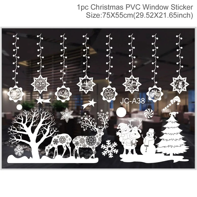 Christmas Window Stickers – Merry Christmas Wall & Home Décor