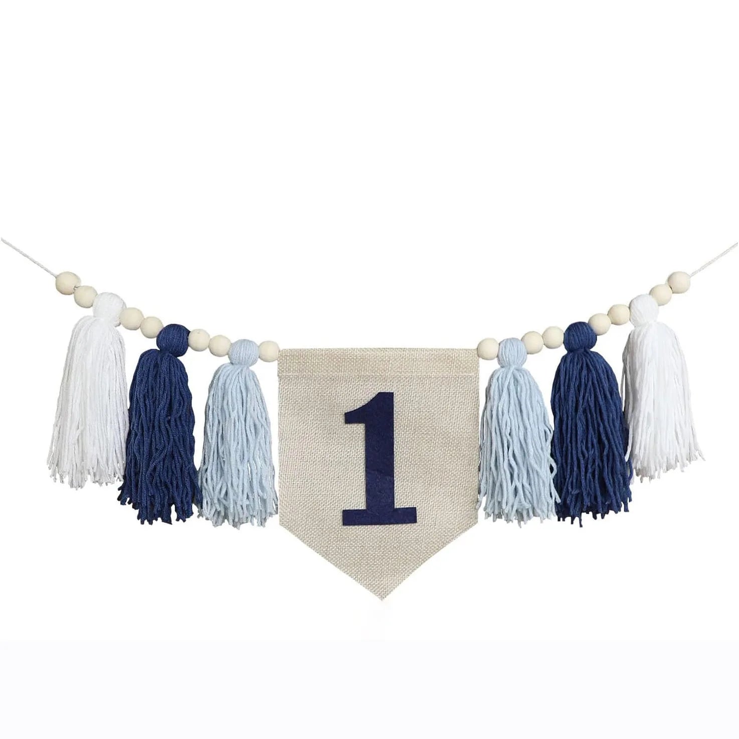 Boho 1st Birthday High Chair Banner Party Decoration