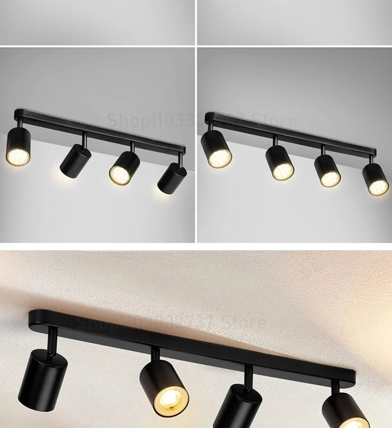 Modern Adjustable GU10 LED Ceiling Light Fixture