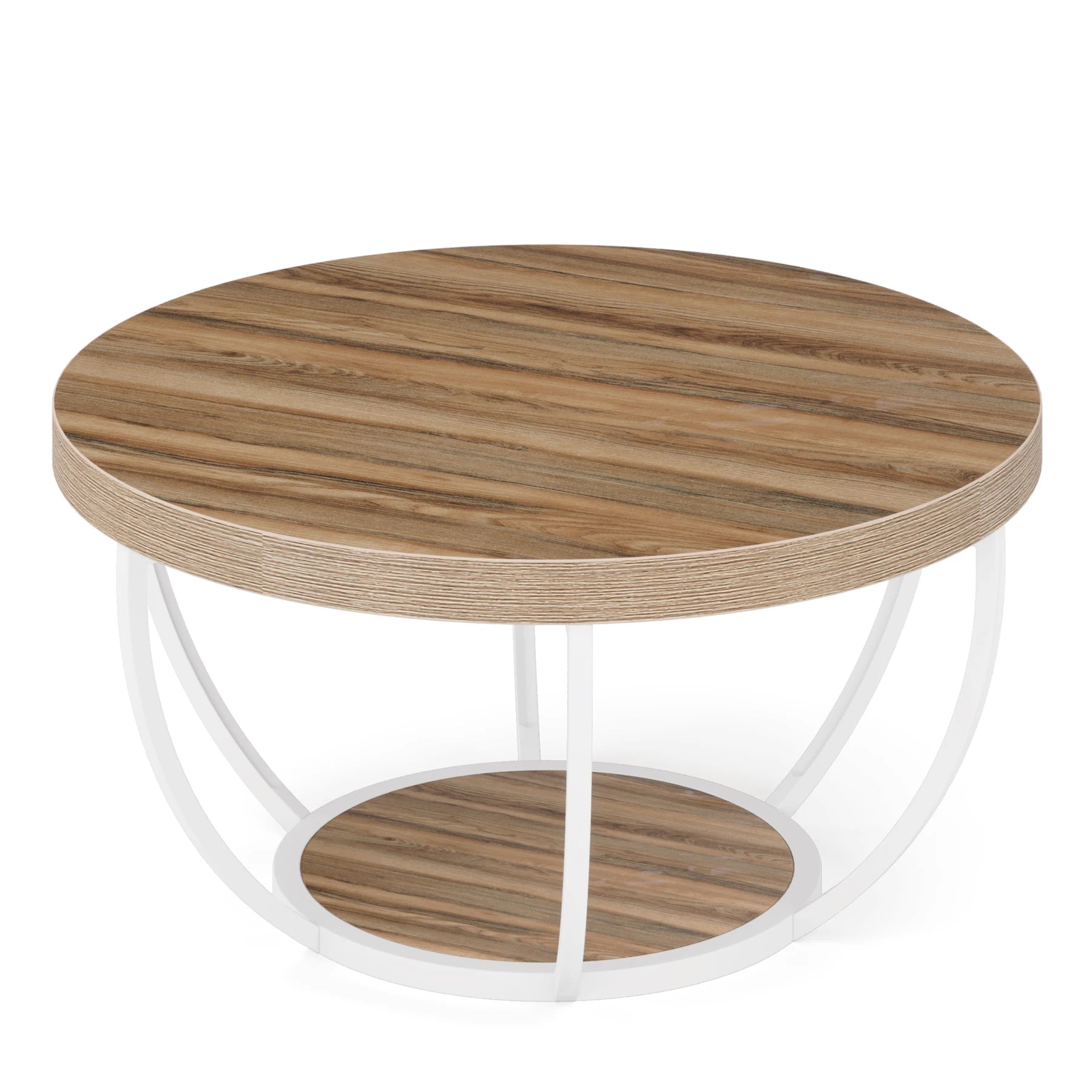 Tribesigns 31.7″ Round Coffee Table