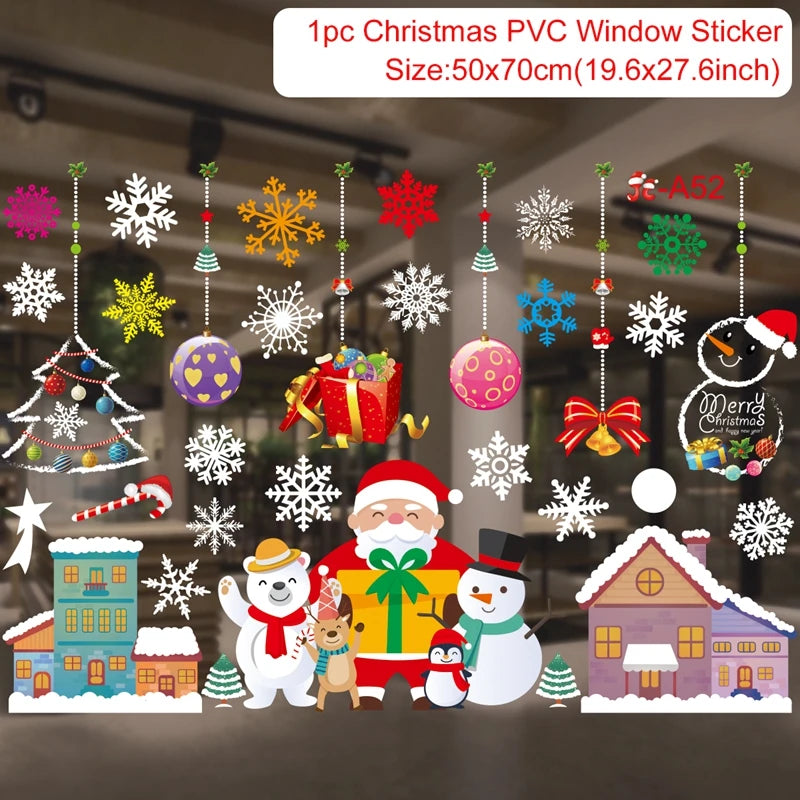 Christmas Window Stickers – Merry Christmas Wall & Home Décor