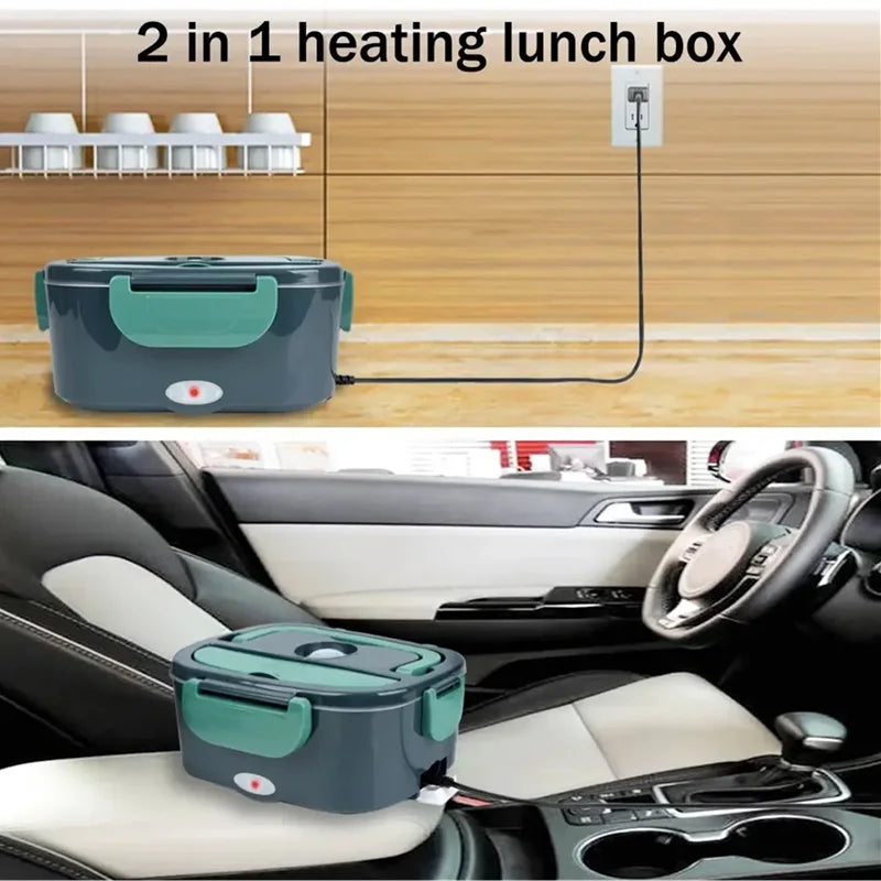 1.5L Electric Lunch Box Food Warmer for Car and Home