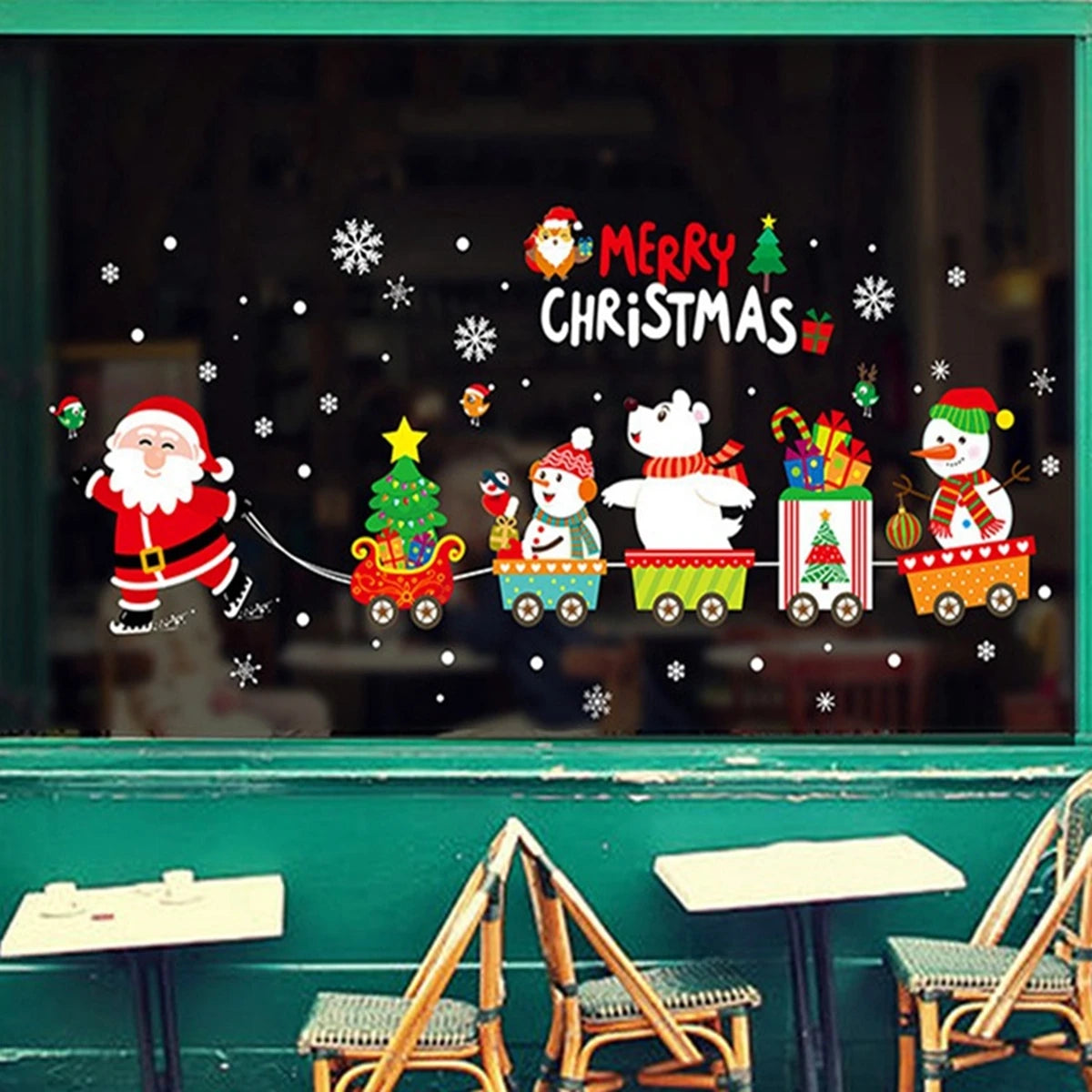 Christmas Window Stickers – Merry Christmas Wall & Home Décor