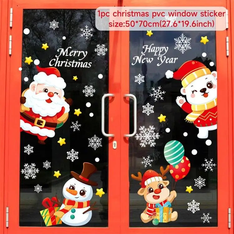 Christmas Window Stickers – Merry Christmas Wall & Home Décor