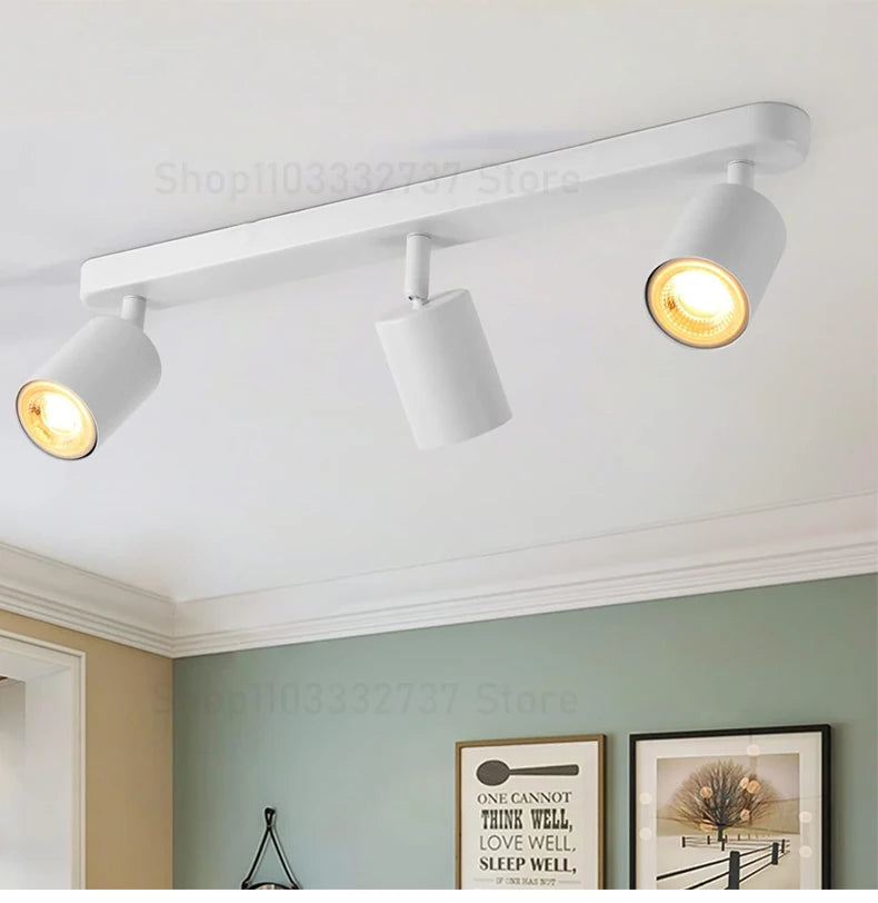 Modern Adjustable GU10 LED Ceiling Light Fixture