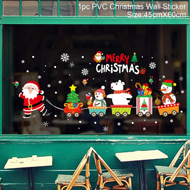Christmas Window Stickers – Merry Christmas Wall & Home Décor