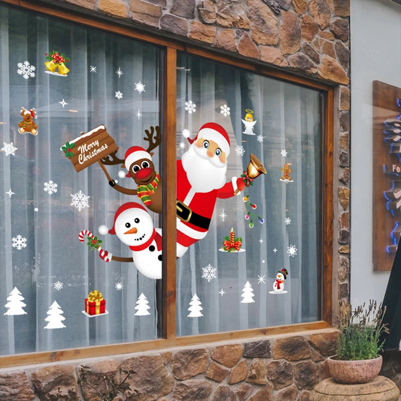 Christmas Window Stickers – Merry Christmas Wall & Home Décor