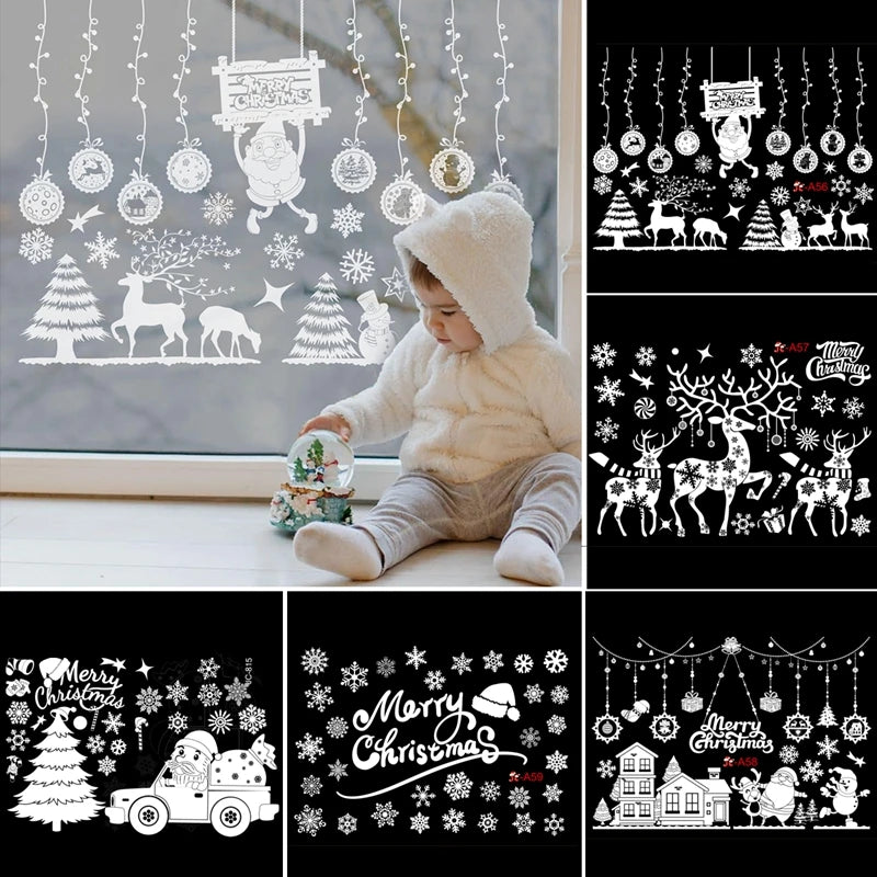 Christmas Window Stickers – Merry Christmas Wall & Home Décor