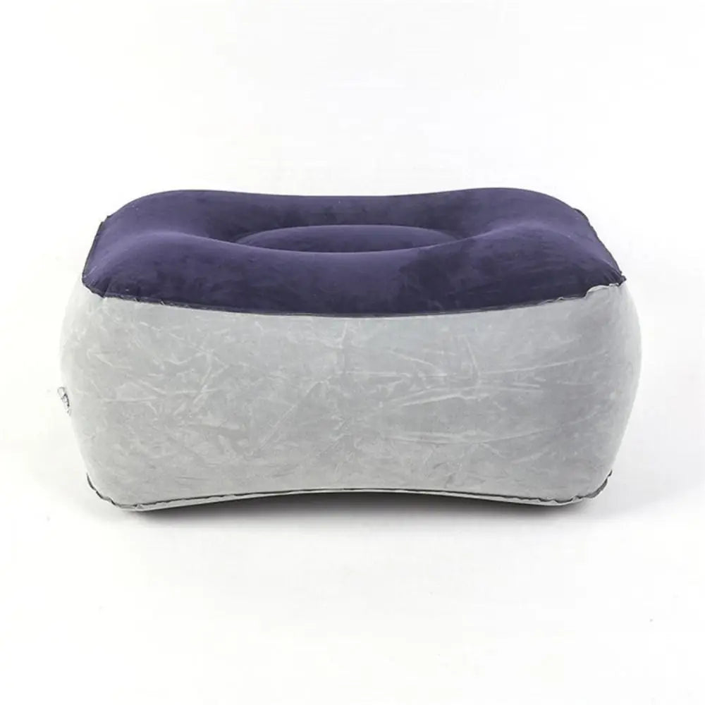 Inflatable Soft Footrest Pillow for Travel and Home