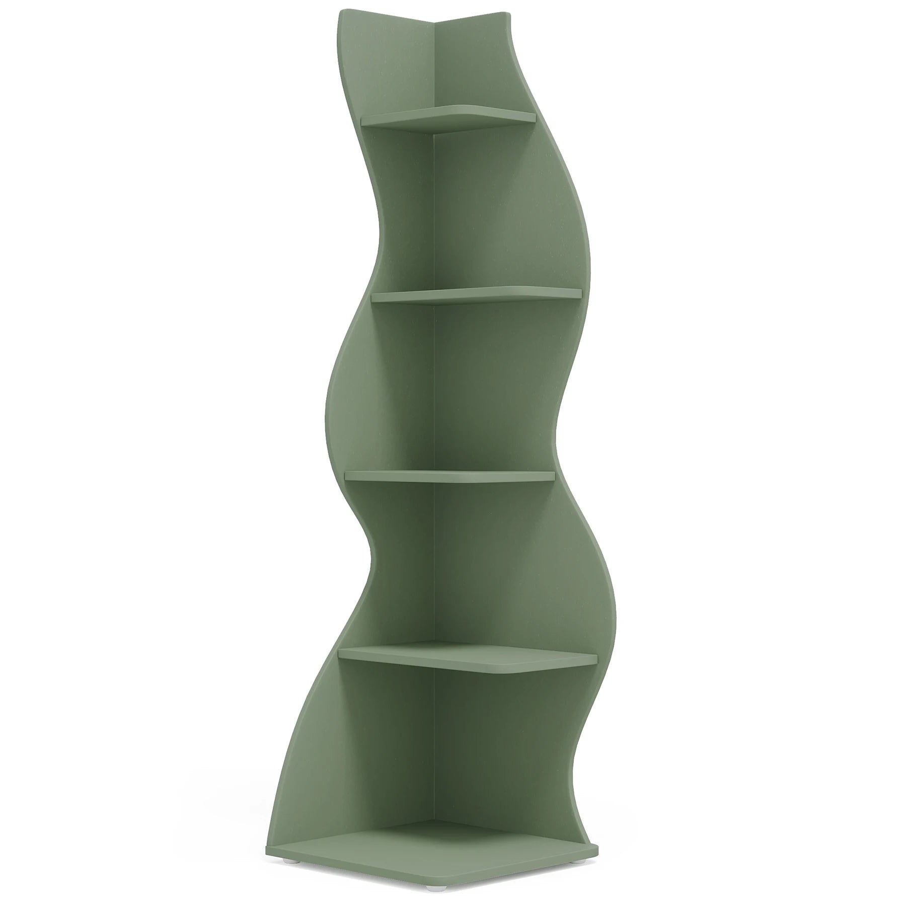 Tribesigns 5-Tier Modern Corner Bookshelf