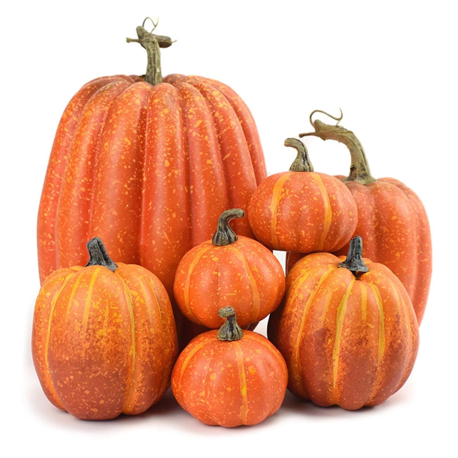 Artificial Foam Pumpkins – Realistic Halloween Party Decorations