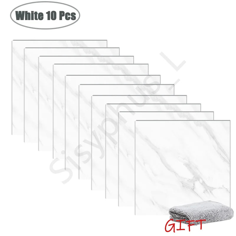 PVC Marble Wall & Floor Stickers – Self-Adhesive Waterproof Tiles