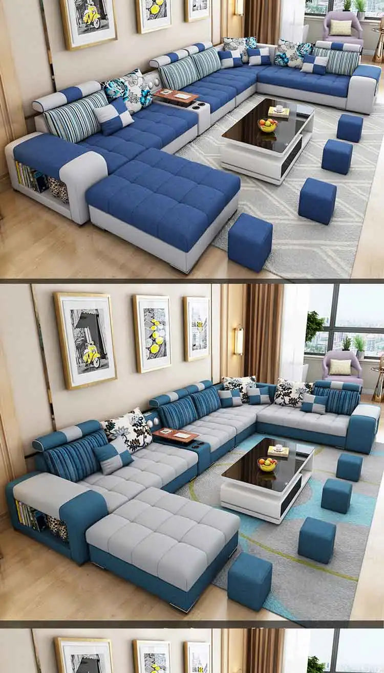 Top Picks for Modern U-Shape Sectional Sofas With USB & Storage