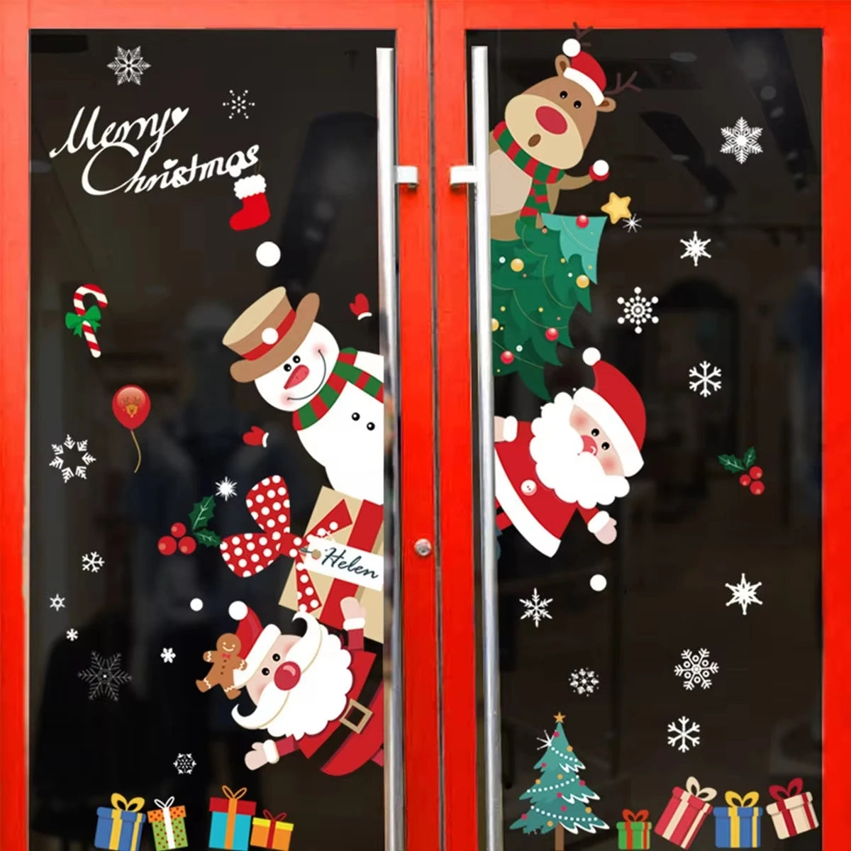 Christmas Window Stickers – Merry Christmas Wall & Home Décor