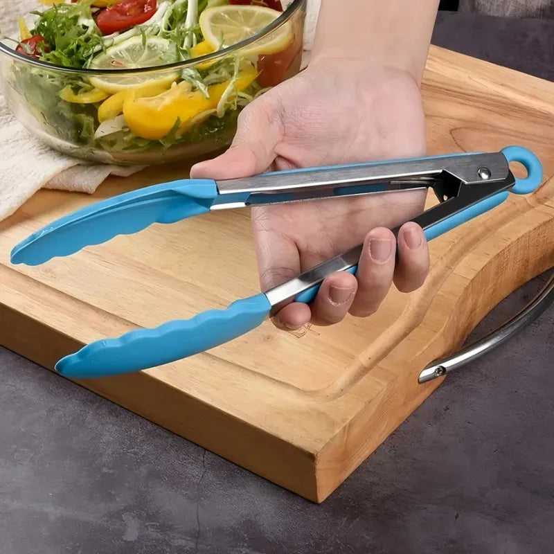 Anti Slip Stainless Steel Tongs
