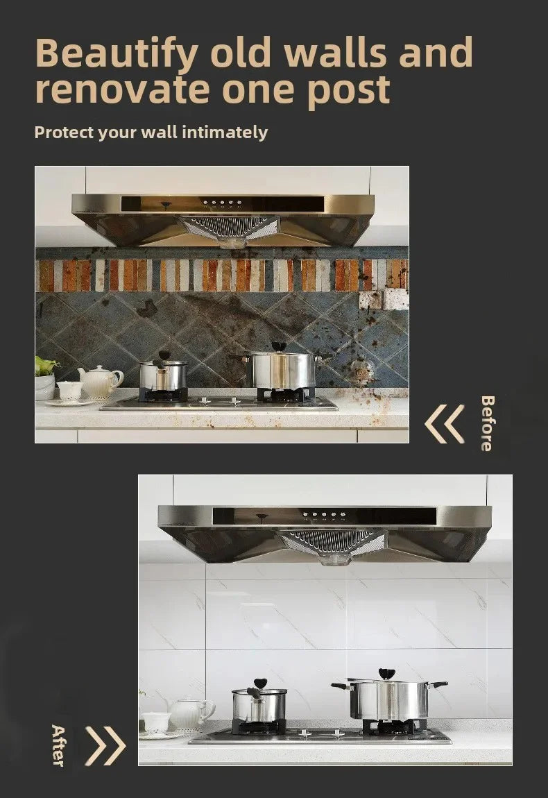 PVC Marble Wall & Floor Stickers – Self-Adhesive Waterproof Tiles