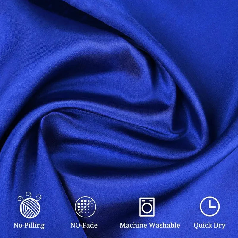 Shiny Satin Square Napkin – Washable Anti-Wrinkle Table Decor