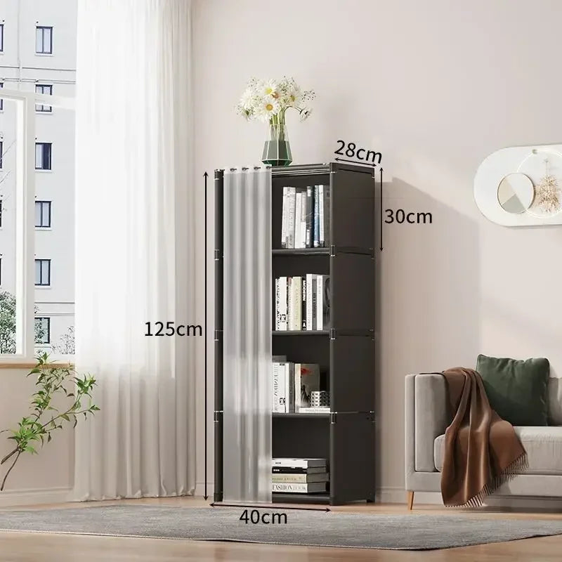6/5-Layer Dustproof Wardrobe – High Capacity Storage Cabinet