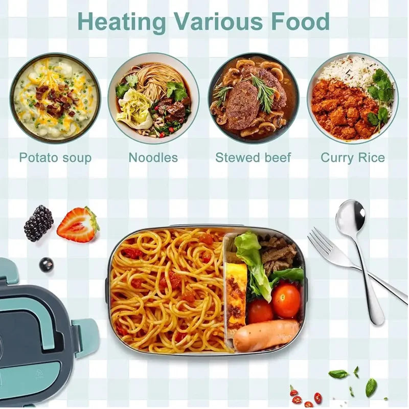 1.5L Electric Lunch Box Food Warmer for Car and Home