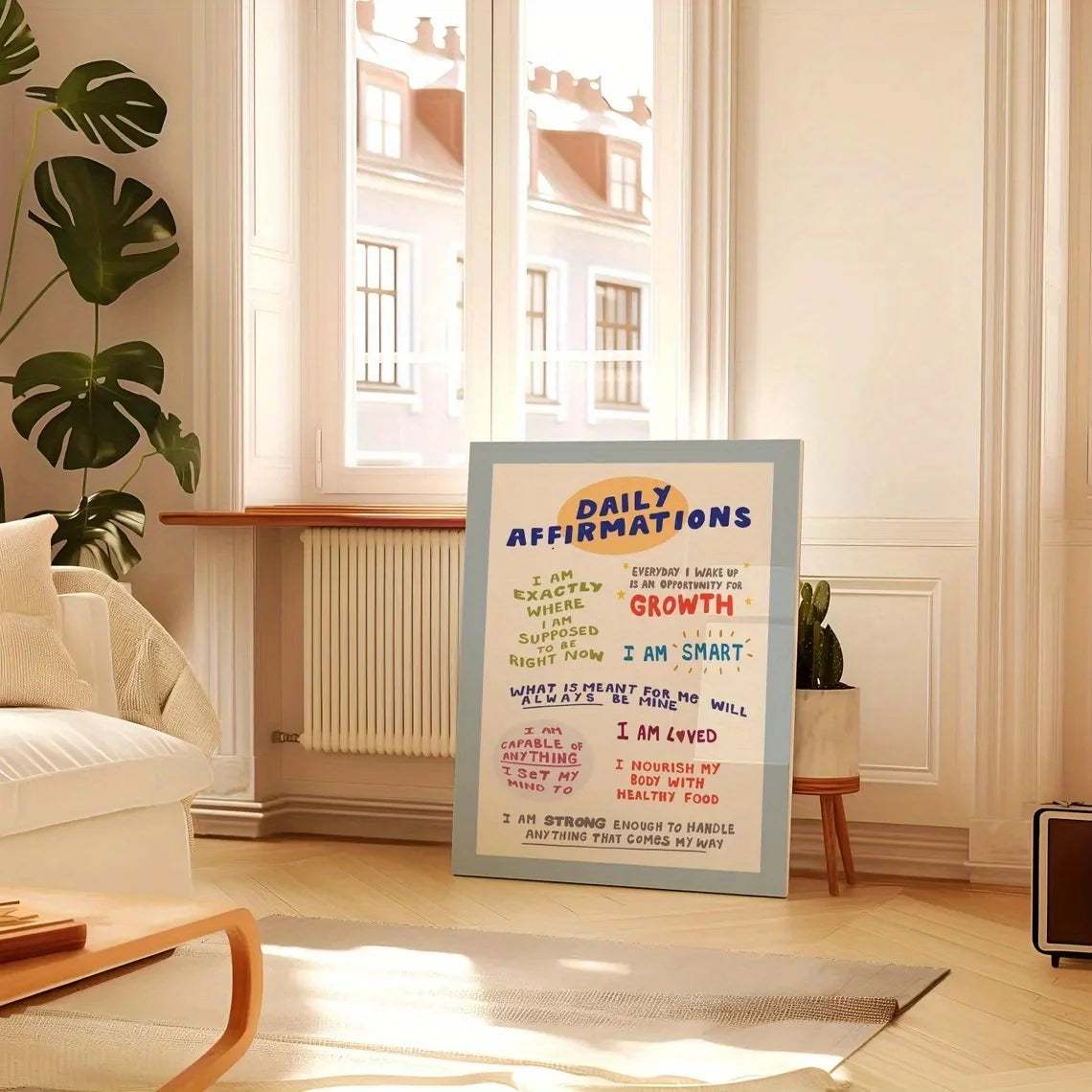 Modern Text Print Canvas Poster Wall Decoration