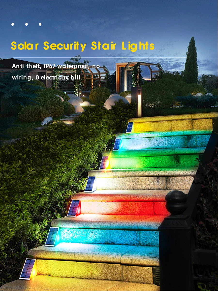 IP67 Waterproof LED Solar Step Light for Outdoor Use