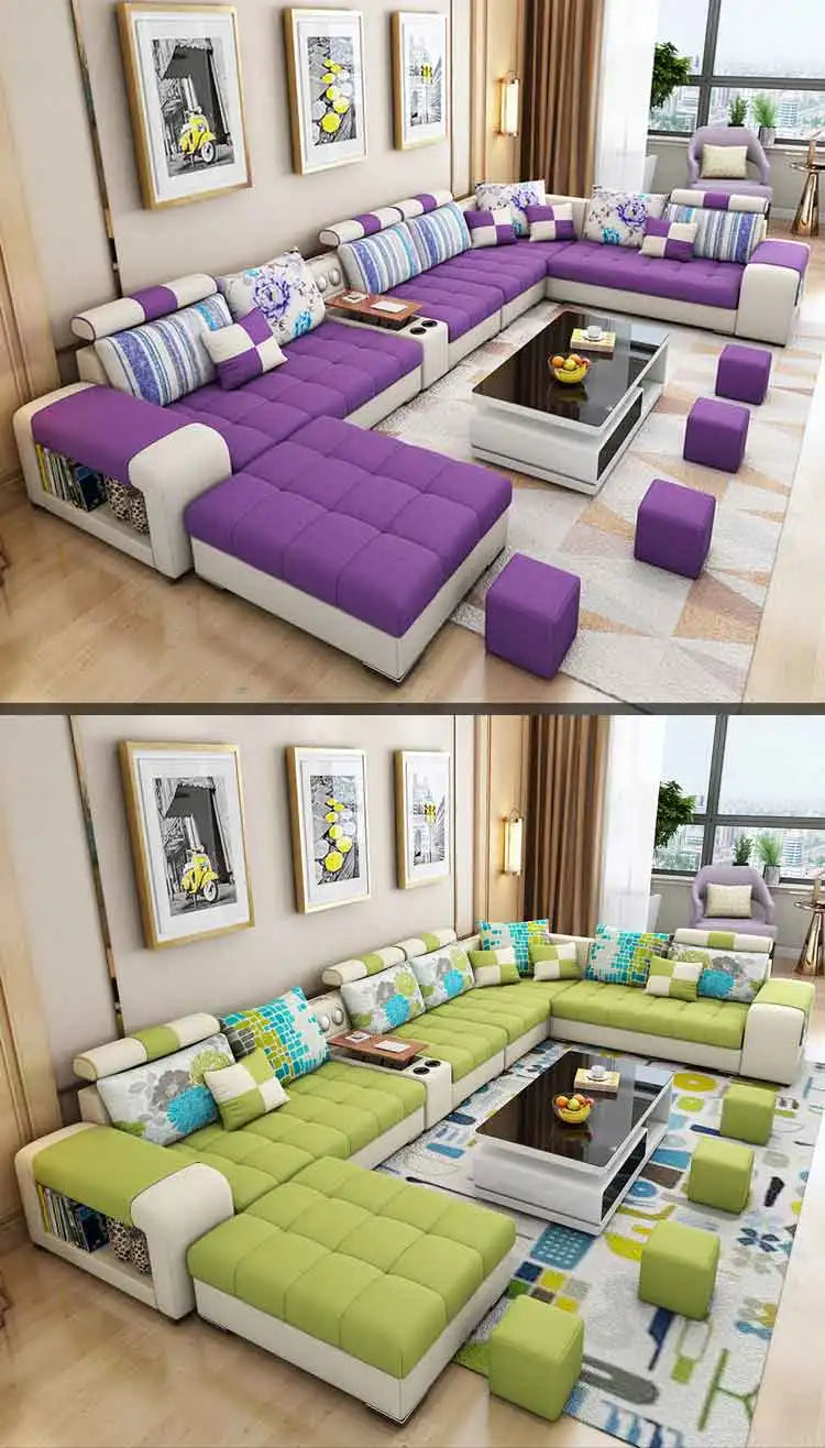 Top Picks for Modern U-Shape Sectional Sofas With USB & Storage