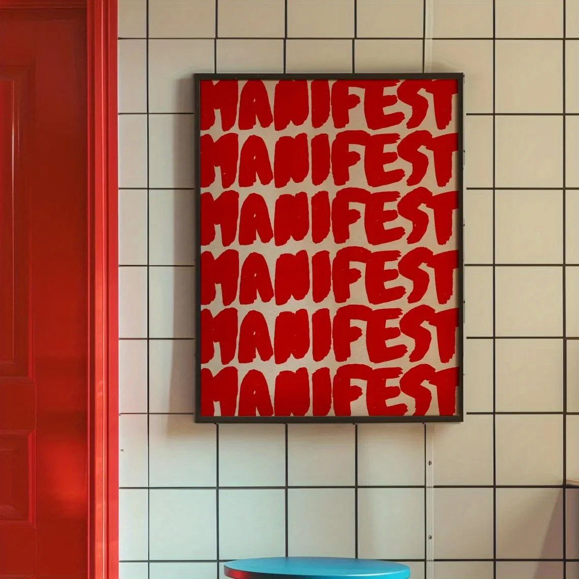 Modern Text Print Canvas Poster Wall Decoration