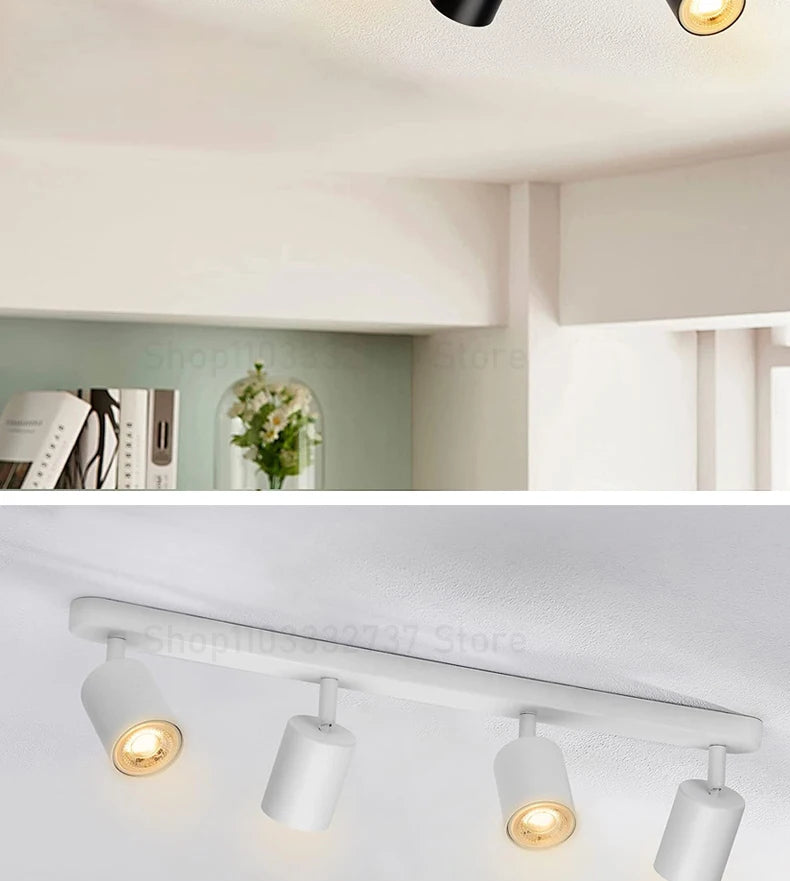 Modern Adjustable GU10 LED Ceiling Light Fixture