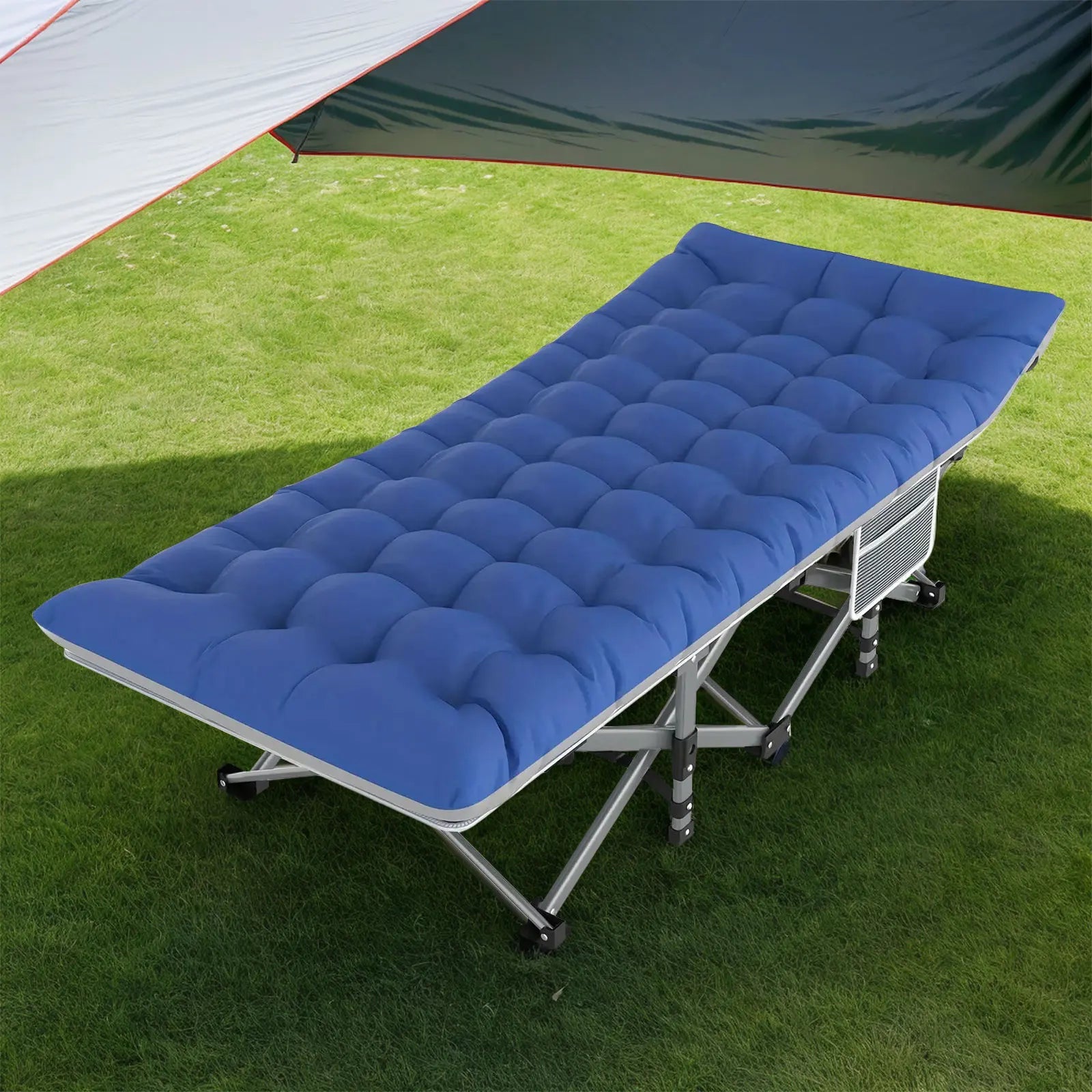 Folding Heavy-Duty Camping Cot for Adults