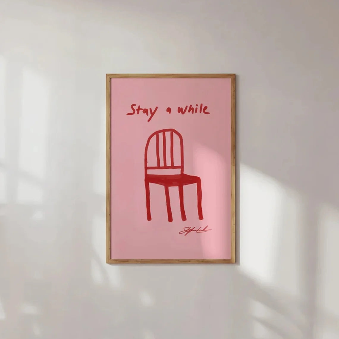 Modern Text Print Canvas Poster Wall Decoration