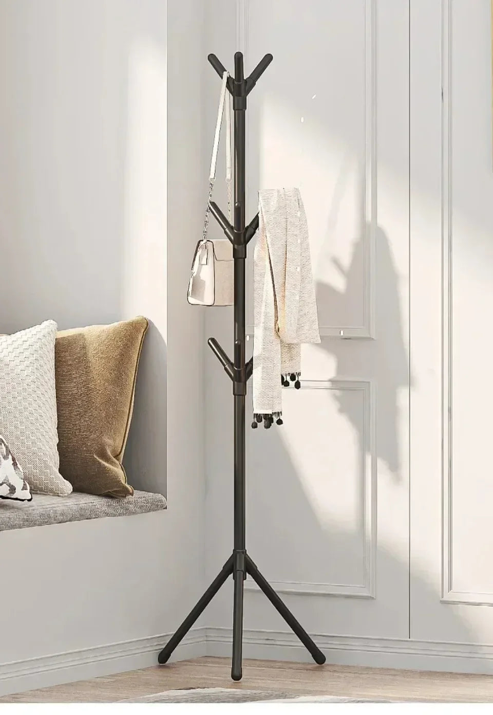 Tree Branch Floor Standing Coat and Hat Rack