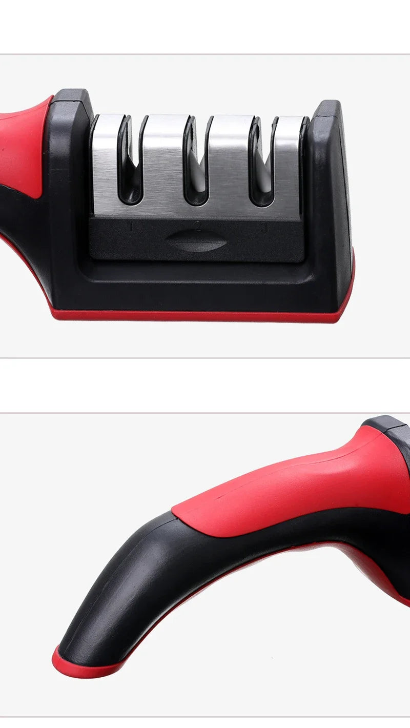 Level 3 Knife Sharpener with Non-Slip Base