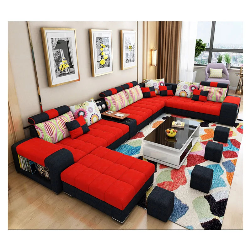 Top Picks for Modern U-Shape Sectional Sofas With USB & Storage