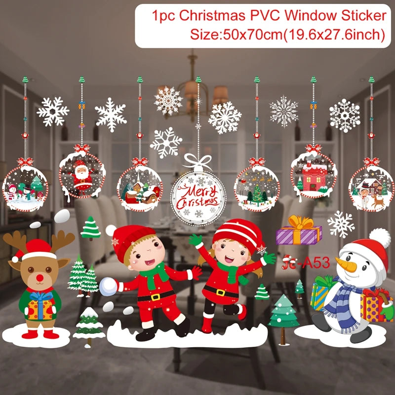 Christmas Window Stickers – Merry Christmas Wall & Home Décor