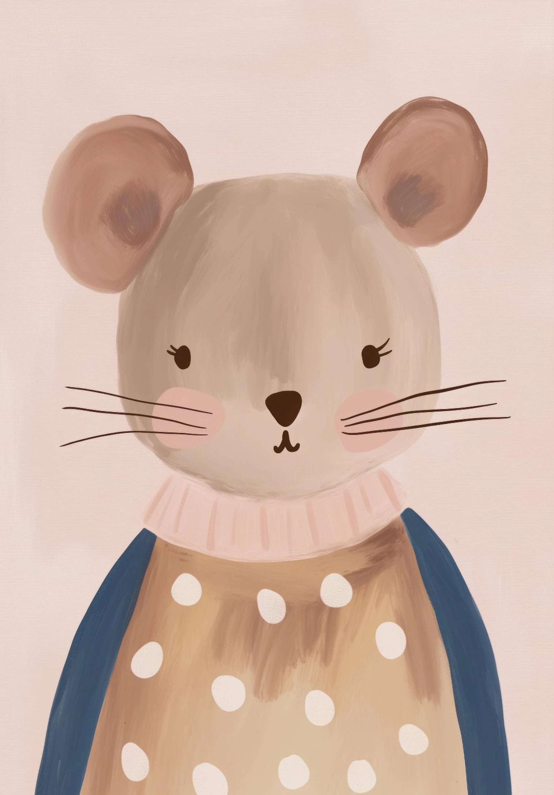 Jungle Animal Canvas Wall Art – Giraffe, Tiger & Elephant Nursery Decor