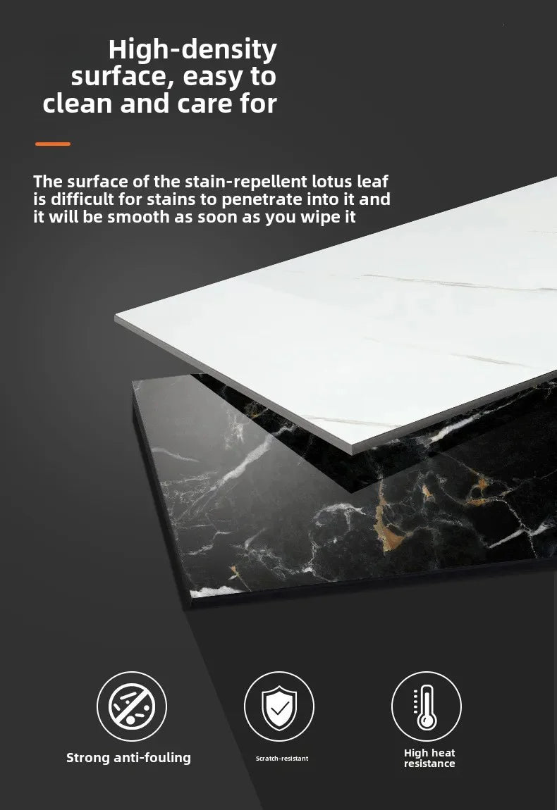 PVC Marble Wall & Floor Stickers – Self-Adhesive Waterproof Tiles