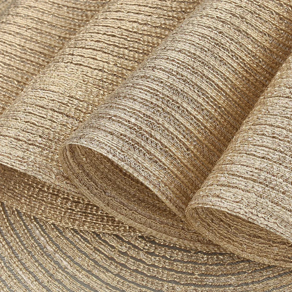 6PCS Round Table Mat & Coaster Set – Non-Slip Ramie Dining Placemats